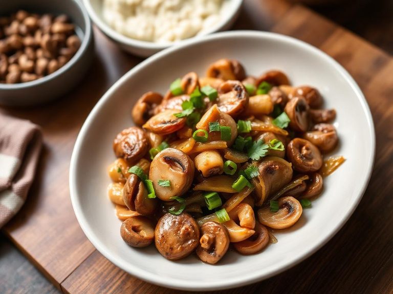 Chestnut and Mushroom Stir-fry