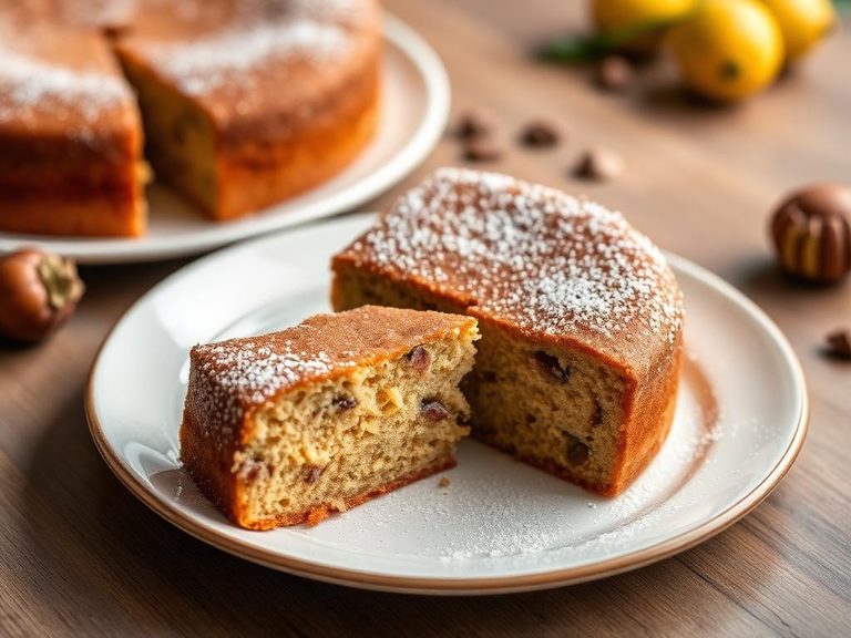 Chestnut flour cake