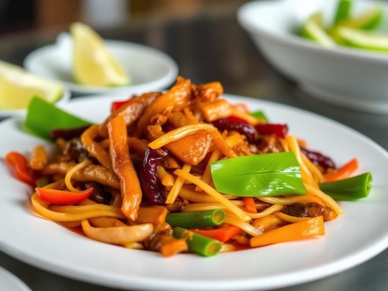 Chha Koi (Cambodian stir-fry)