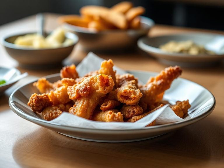 Chicharrón (Crispy fried pork skin, often with meat attached)
