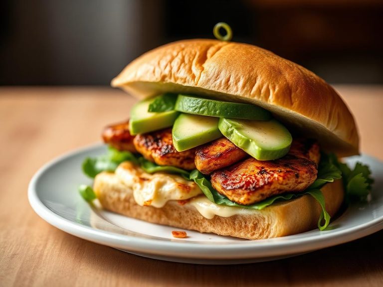 Chicken and Avocado Sandwich