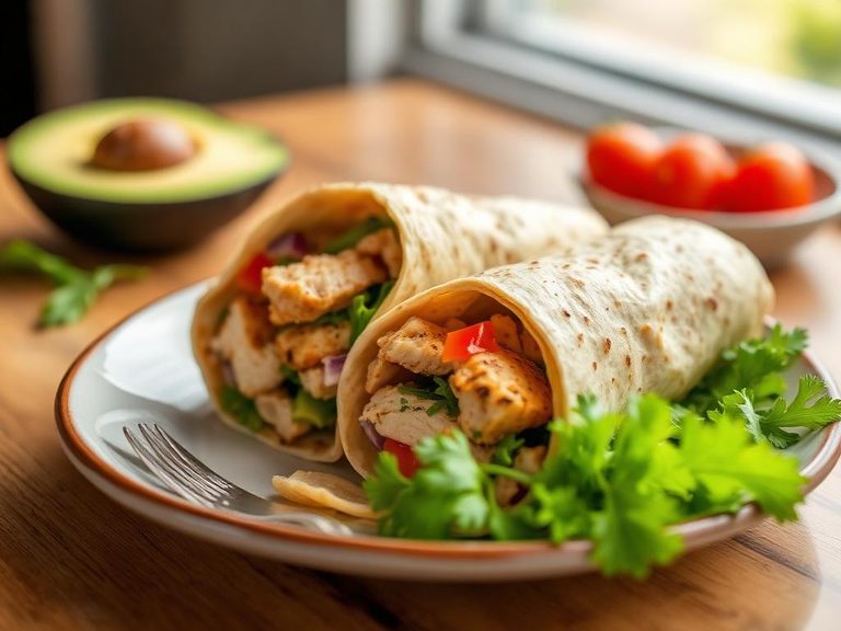 Chicken and Avocado Wrap