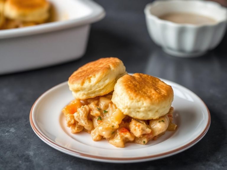 Chicken and Biscuits Casserole