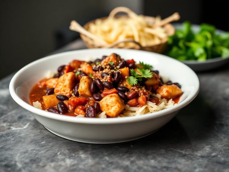Chicken and Black Bean Chili