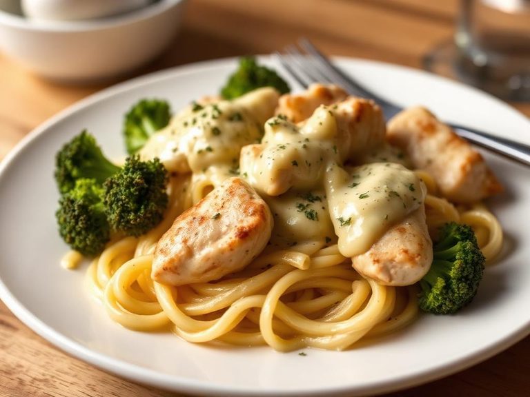 Chicken and Broccoli Alfredo