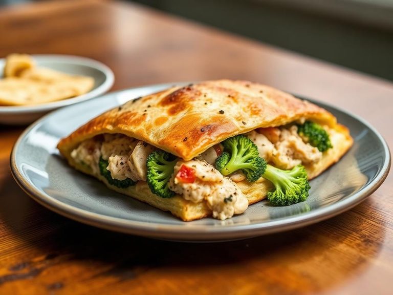 Chicken and Broccoli Calzone