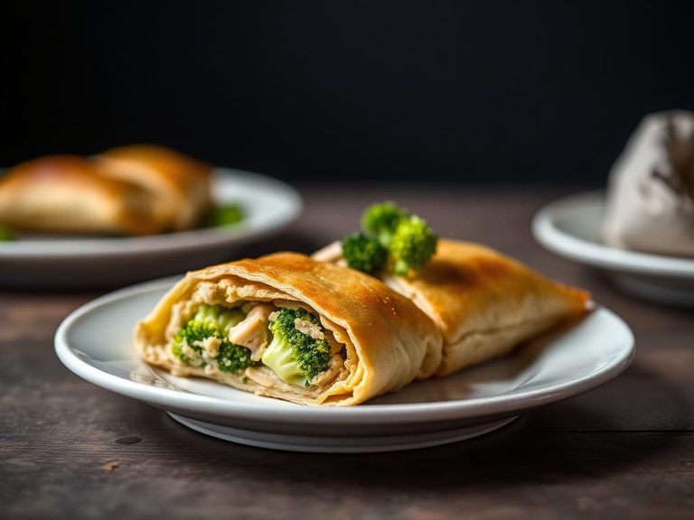 Chicken and Broccoli Turnover