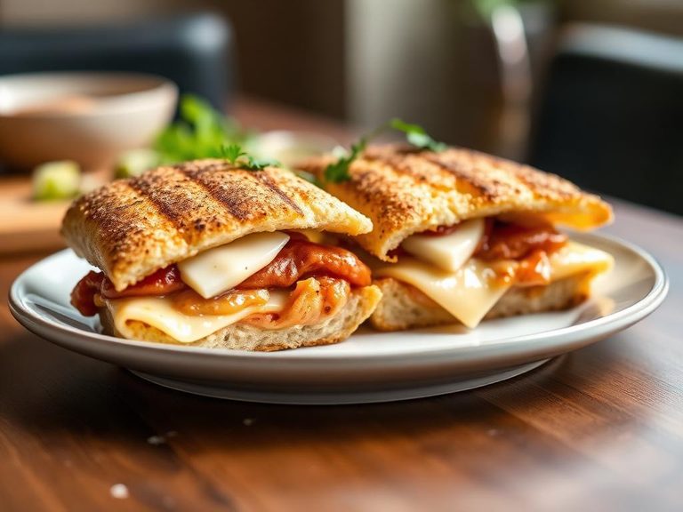 Chicken and Cheese Panini