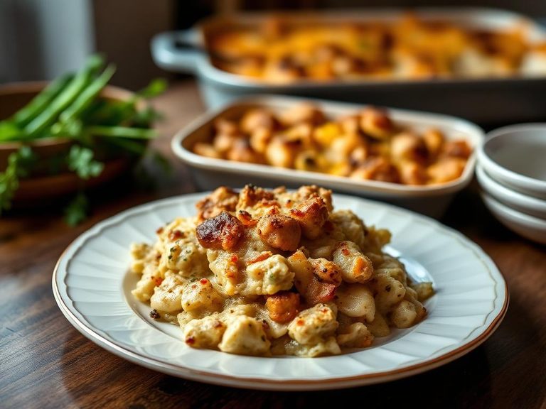 Chicken and Dressing Casserole