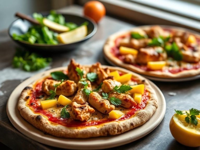Chicken and Mango Pizza