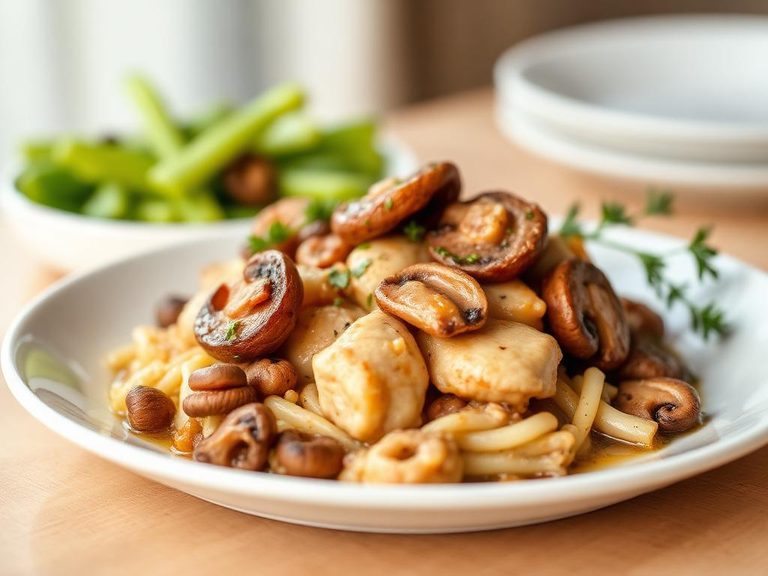 Chicken and Mushroom Casserole