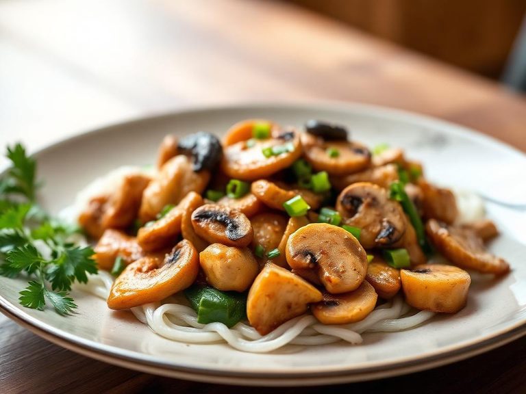 Chicken and Mushroom Stir-fry