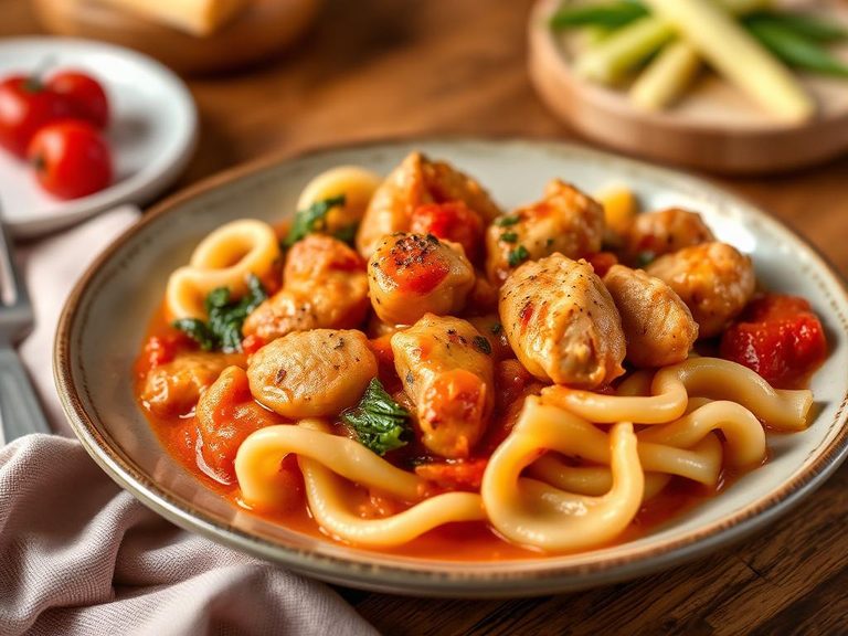 Chicken and Pasta Stew