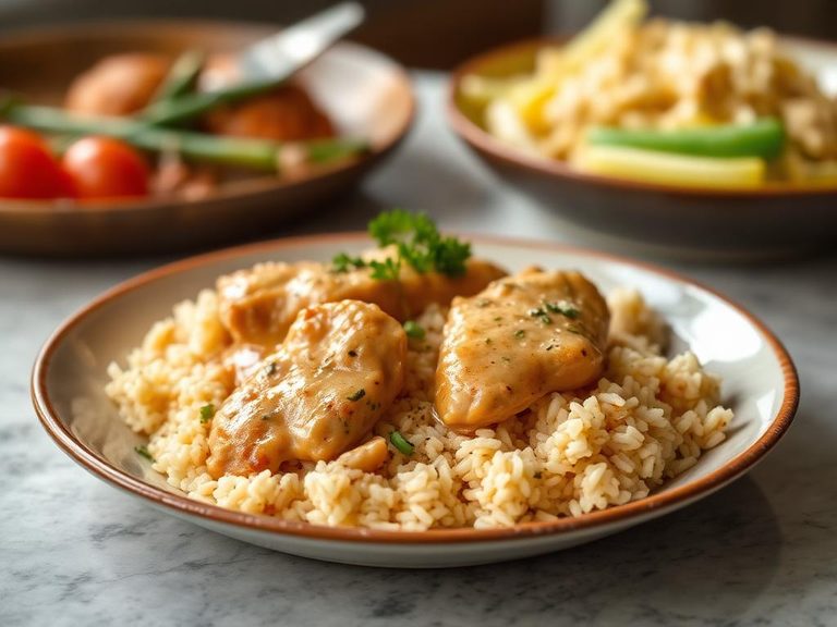 Chicken and Rice Dressing