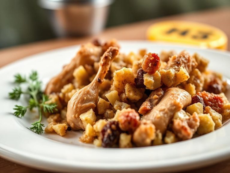Chicken and stuffing