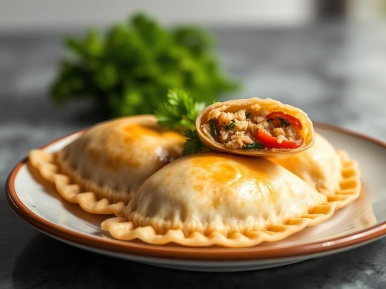 Chicken and Vegetable Empanada