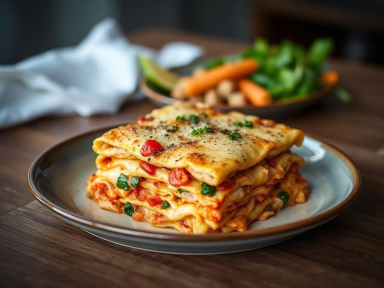 Chicken and Vegetable Lasagna