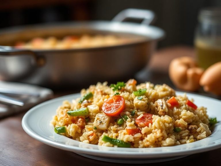 Chicken and Vegetable Rice Casserole
