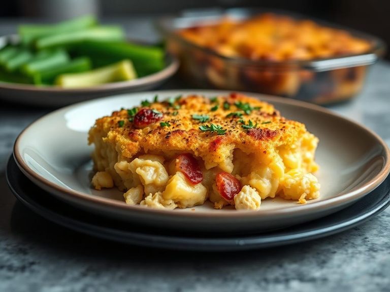 Chicken Cornbread Casserole