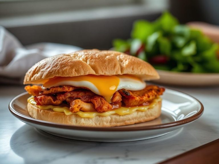Chicken, Egg & Cheese Croissan'wich
