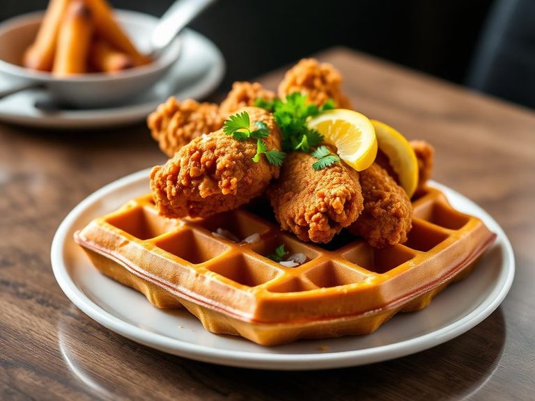Chicken Fingers & Waffles