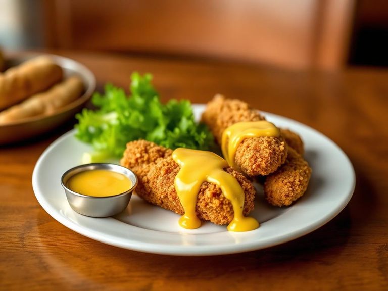 Chicken Fingers with Honey Mustard