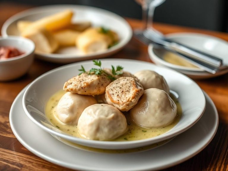 Chicken Fricassee with Dumplings