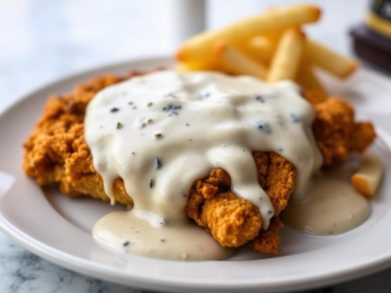 Chicken Fried Steak with Cream Gravy