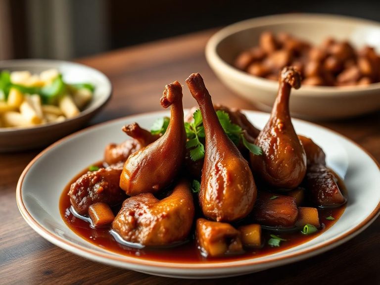 Chicken Gizzards Adobo