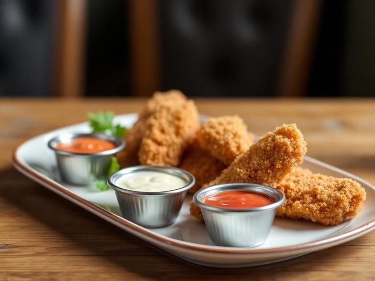 Chicken Goujons with Dipping Sauces