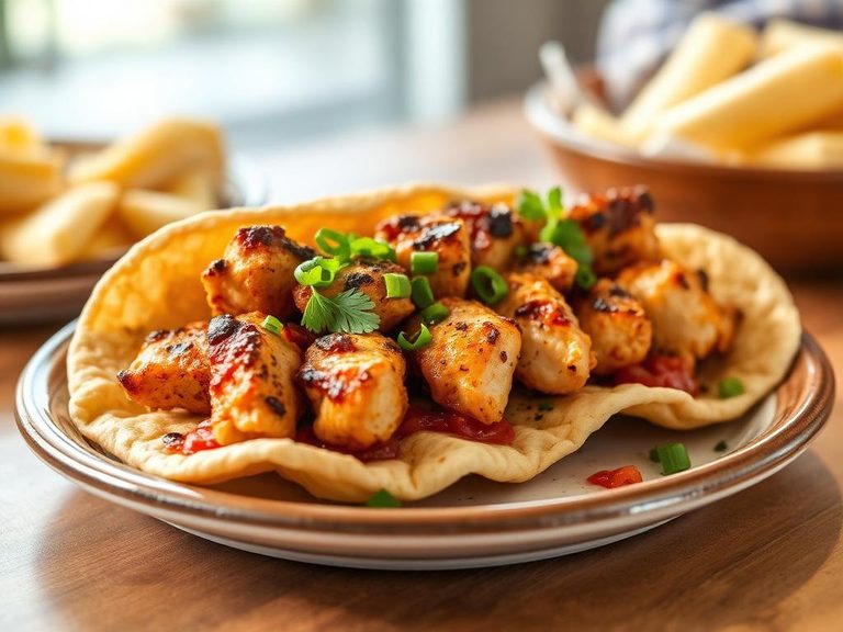 Chicken Gyro or Souvlaki