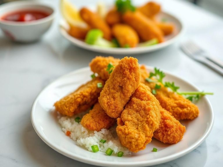Chicken katsu strips