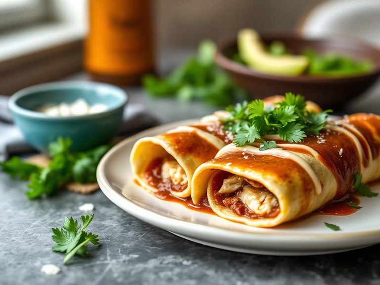 Chicken Mole Enchiladas