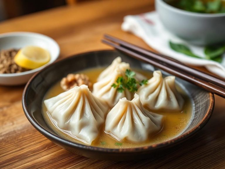 Chicken Noodle Soup Dumplings