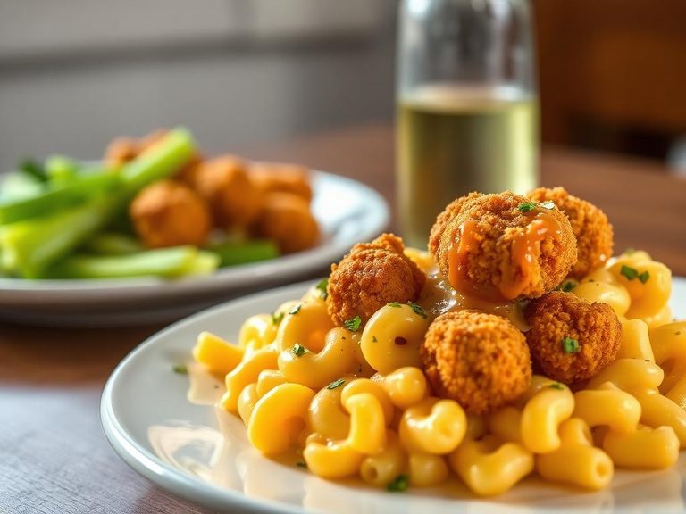 Chicken Nugget Mac & Cheese
