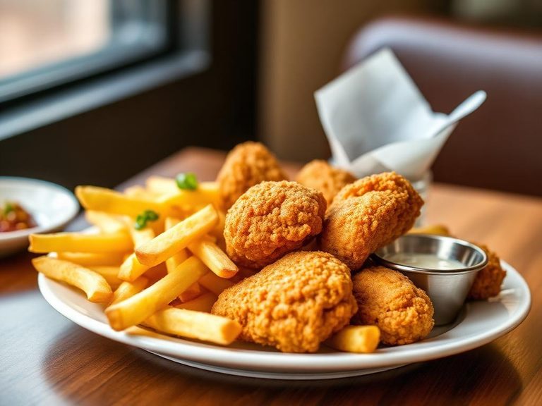 Chicken Nugget Platter with Fries