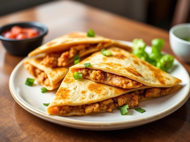Chicken Nugget Quesadilla