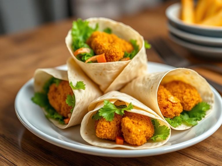 Chicken Nugget Wraps