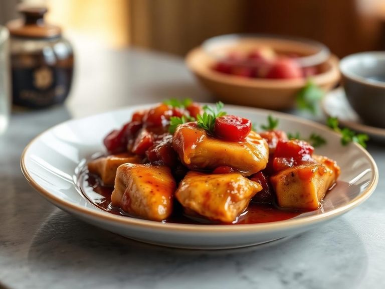 Chicken or Duck with Plum Sauce