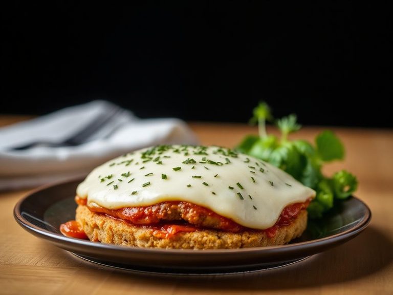 Chicken Parmesan (using patty as base)