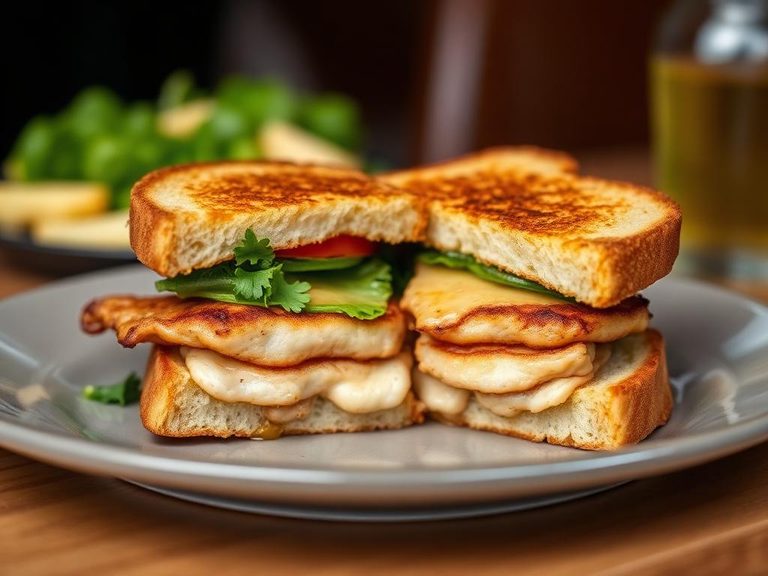 Chicken Patty Melt