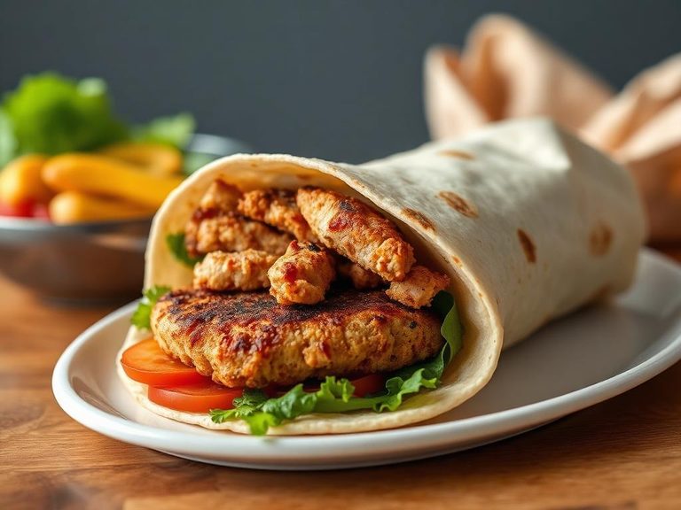 Chicken Patty Wrap