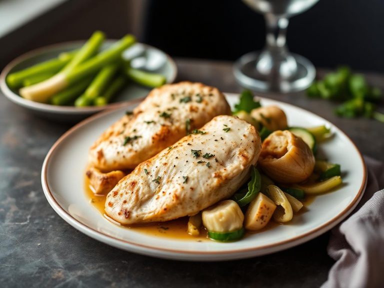 Chicken Piccata with Artichokes