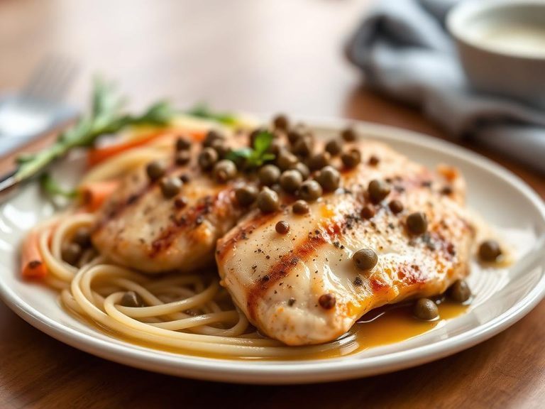 Chicken piccata with capers