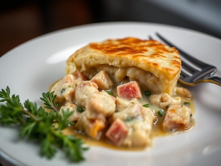 Chicken Pot Pie (using leftover meat)