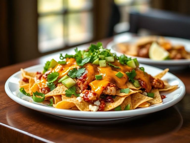 Chicken Quesadilla Nachos