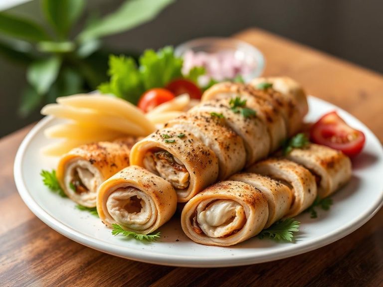 Chicken Roll Antipasto Platter