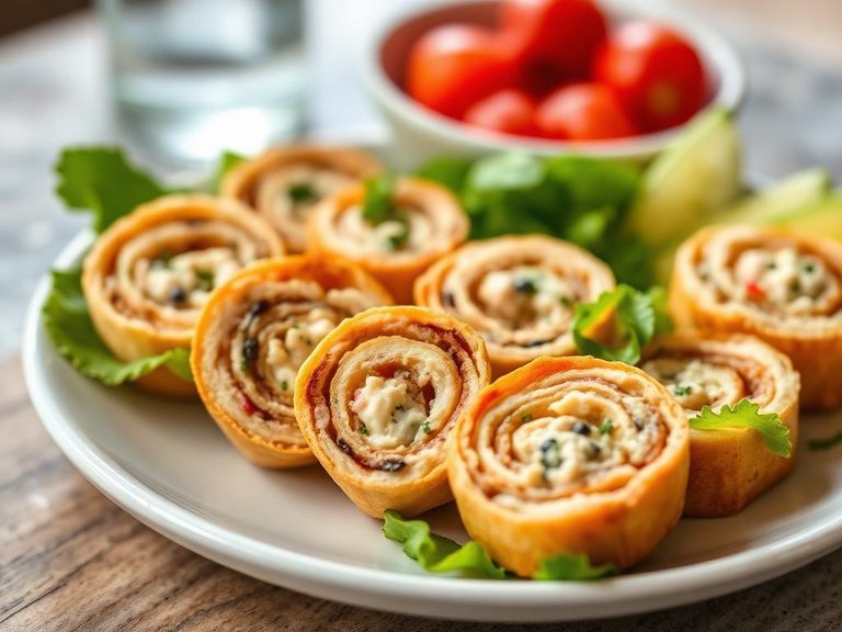 Chicken Salad Pinwheels