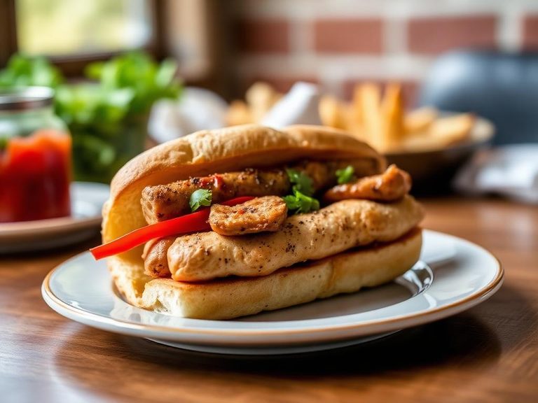 Chicken Sausage & Pepper Sub