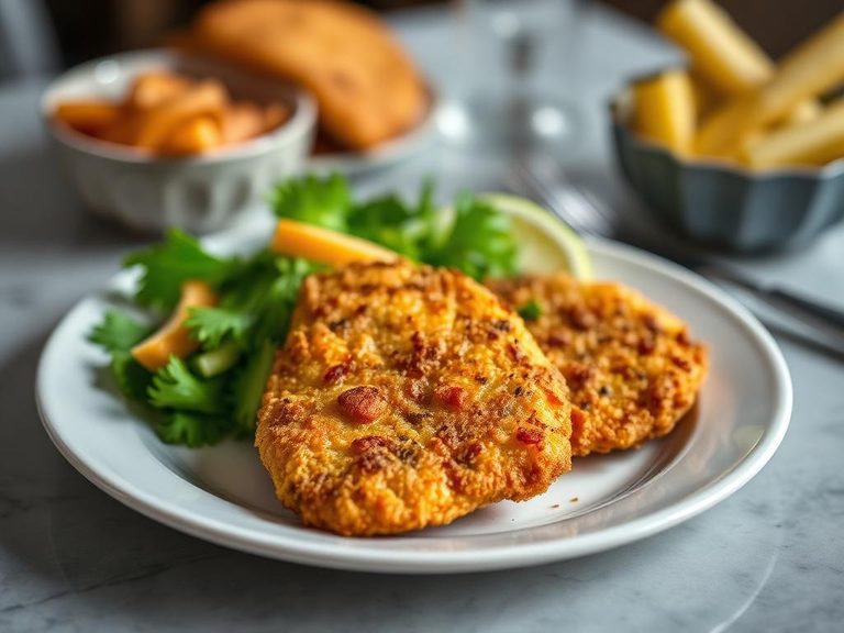 Chicken Schnitzel (baked version)